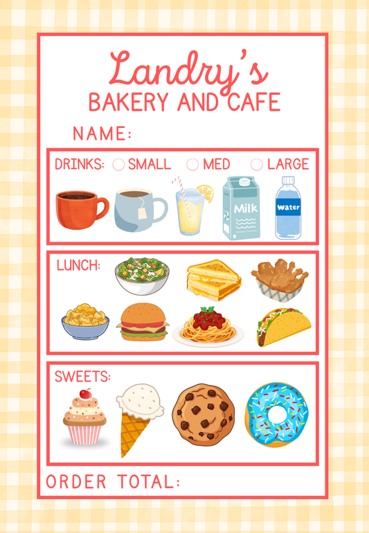Bakery and Cafe Notepad