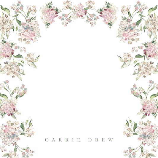 Frosty Florals Notepad
