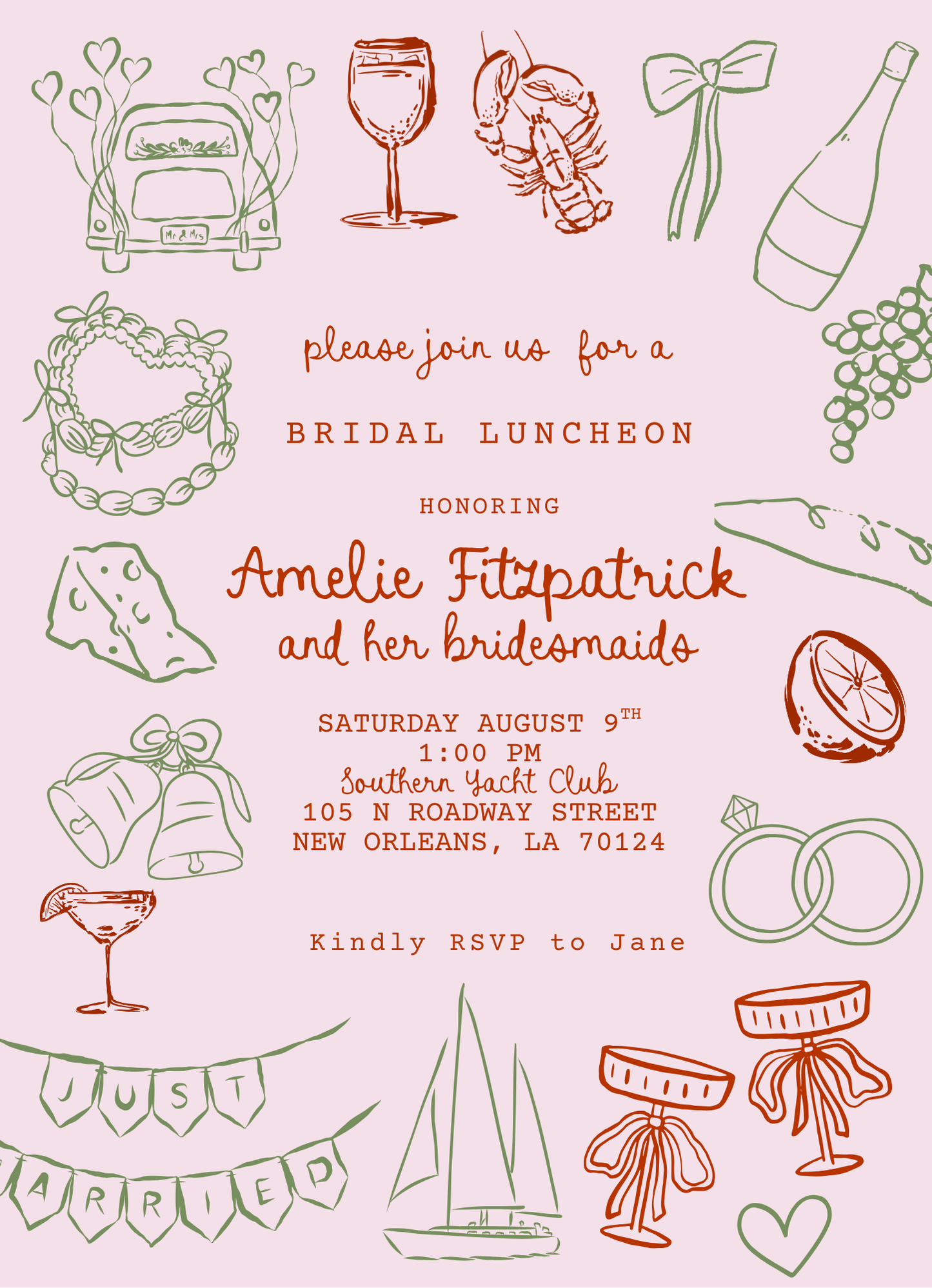 Bridesmaid Luncheon Trendy