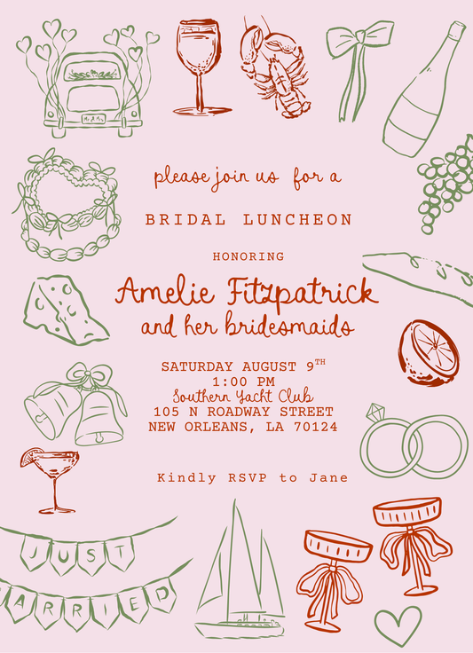 Bridesmaid Luncheon Trendy