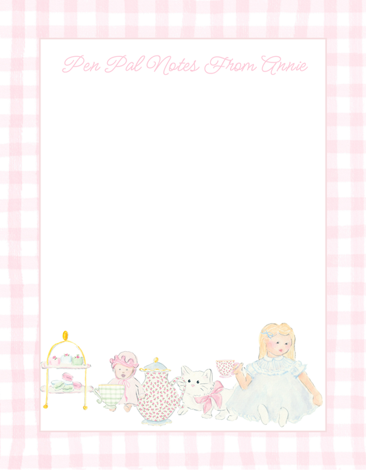 Tea for Two Pink Gingham