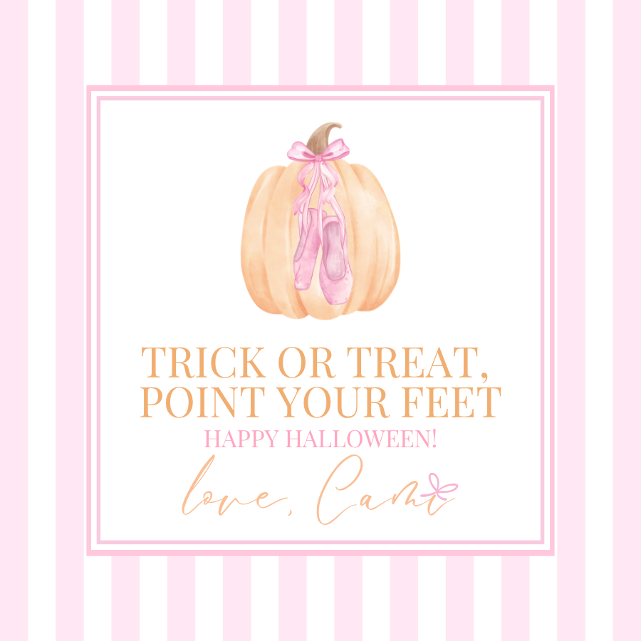 Point Your Feet Pumpkin