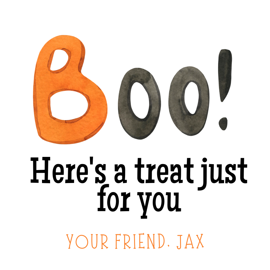 A Treat For You, Boo