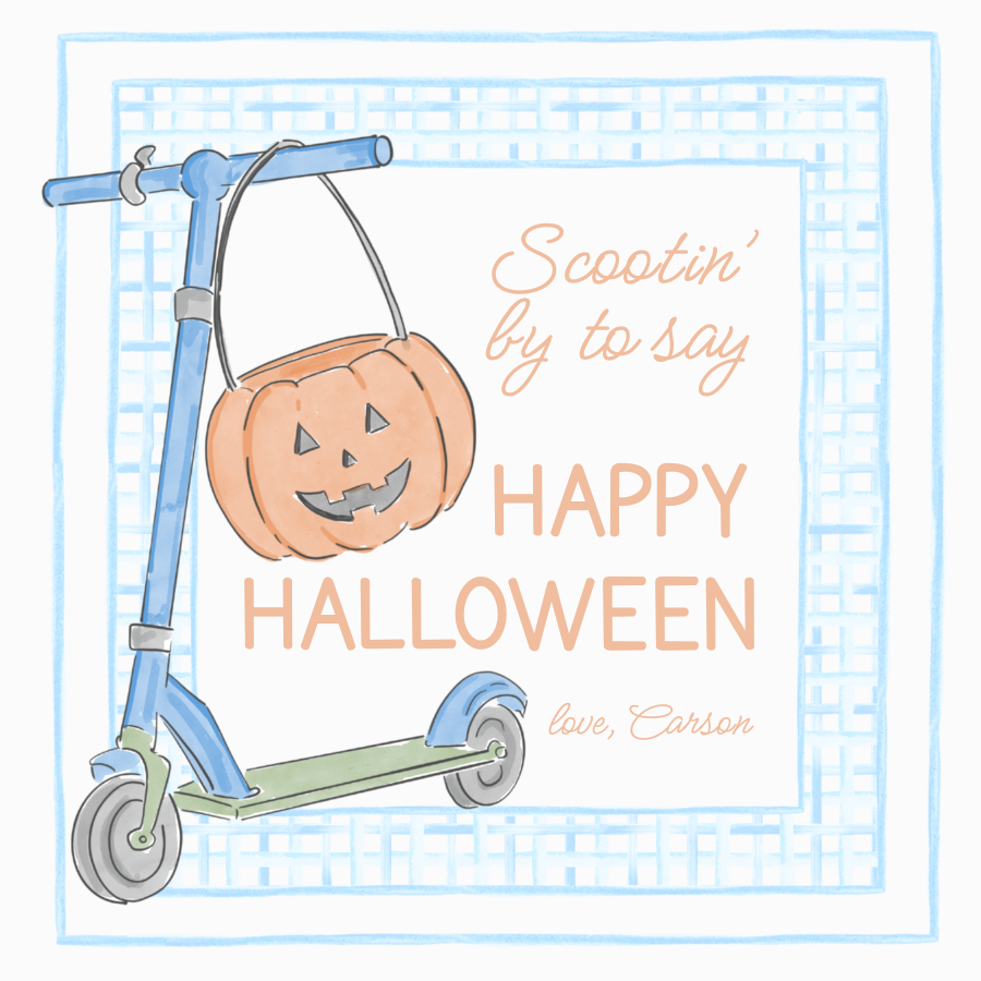 Scootin' By- Blue
