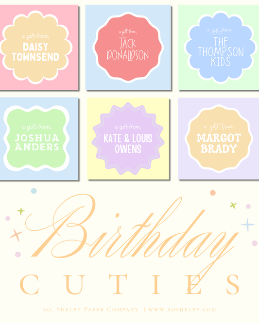 Colorful Kiddie Tags