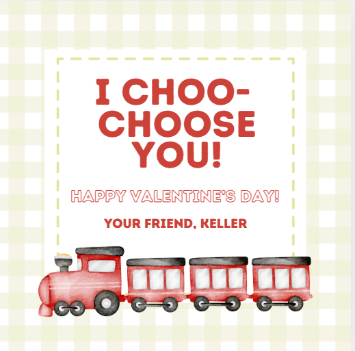 Choo Choose You- Red