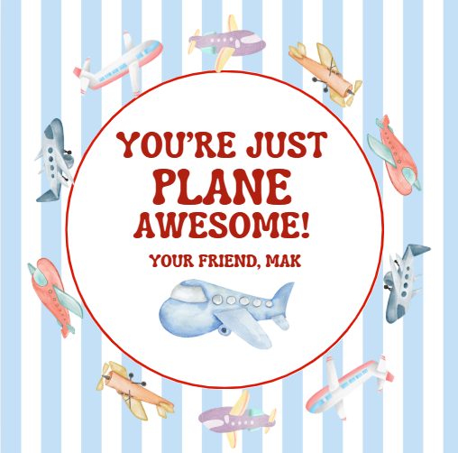 Plane Awesome Circle