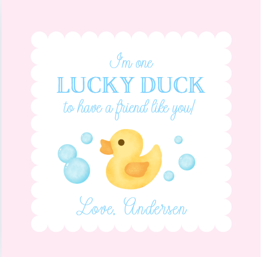 Lucky Duck- Pink