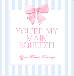 Main Squeeze- Pink Bow
