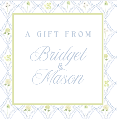 Blue Lattice w/Hydrangeas