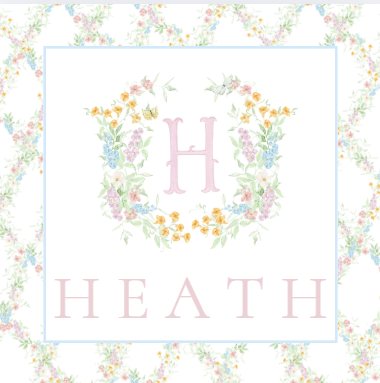 Floral Lattice Initial