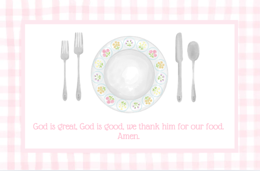 Pink Place Setting