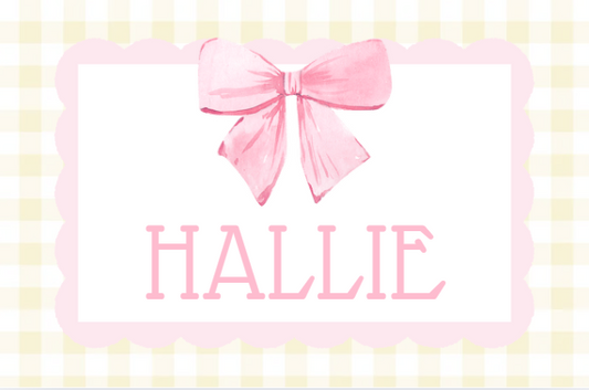 Yellow and Pink w/Bow