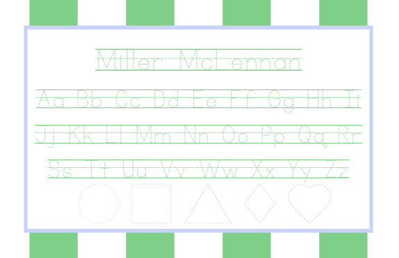 Vertical Stripes Placemat