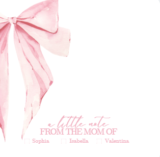 Bow Mom Notepad