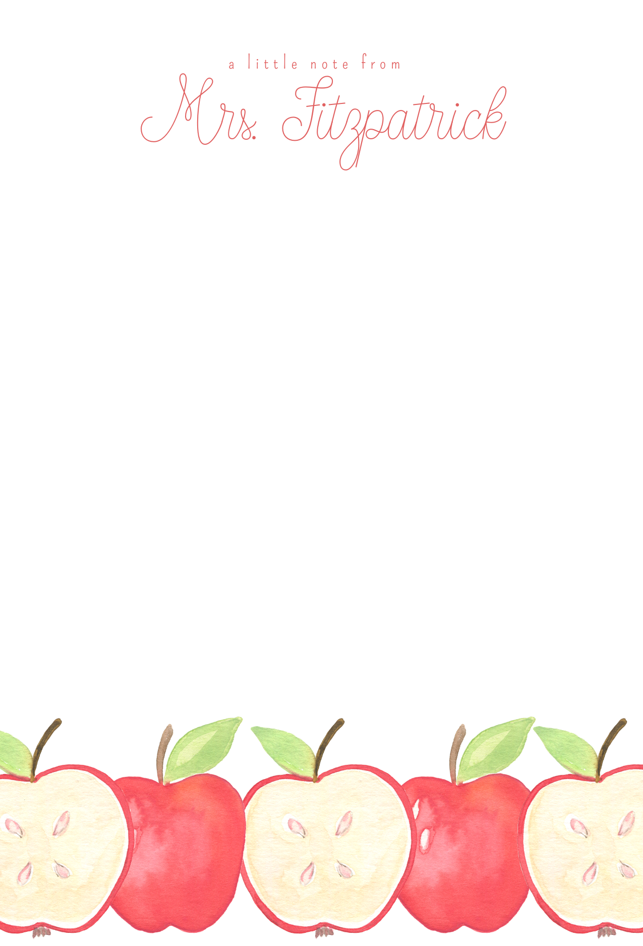 Apple For The Teacher