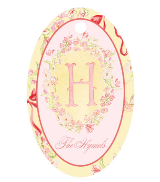 Golden Hour Crest Oval Tag