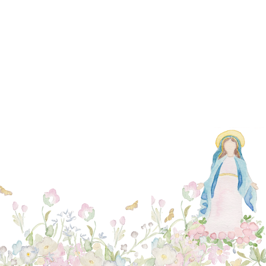 Mama Mary in the Garden
