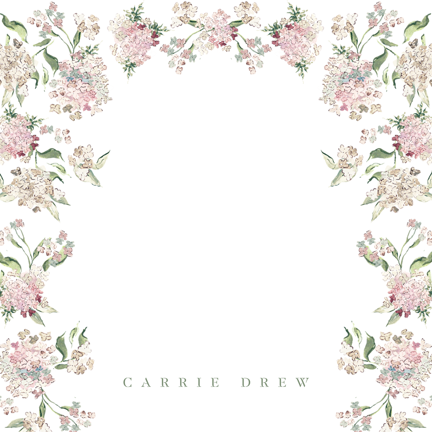 Frosty Florals Notepad