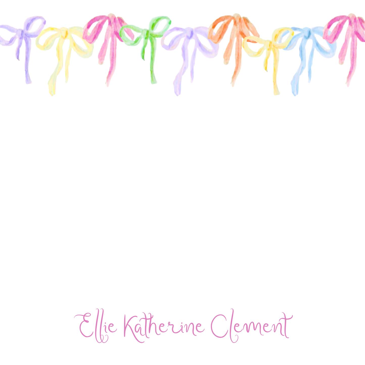 Brights and Bows Notepad