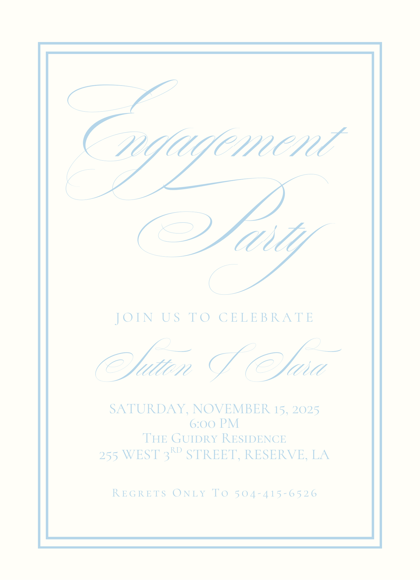 Simple Stunner Invitation