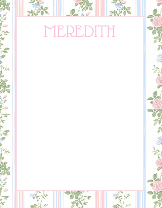 Blue and Pinks Greenery