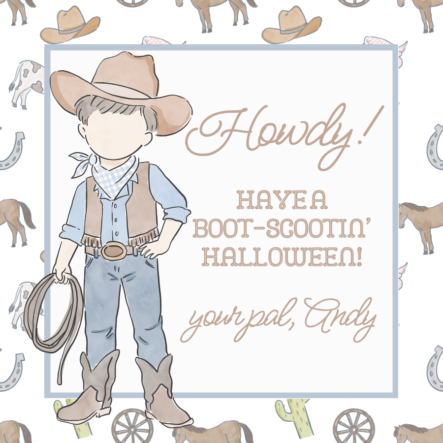 Howdy Partner- Blue
