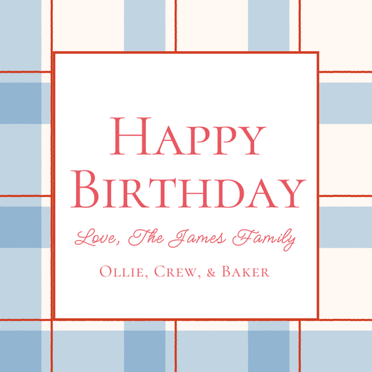 Red, White, Blue Plaid