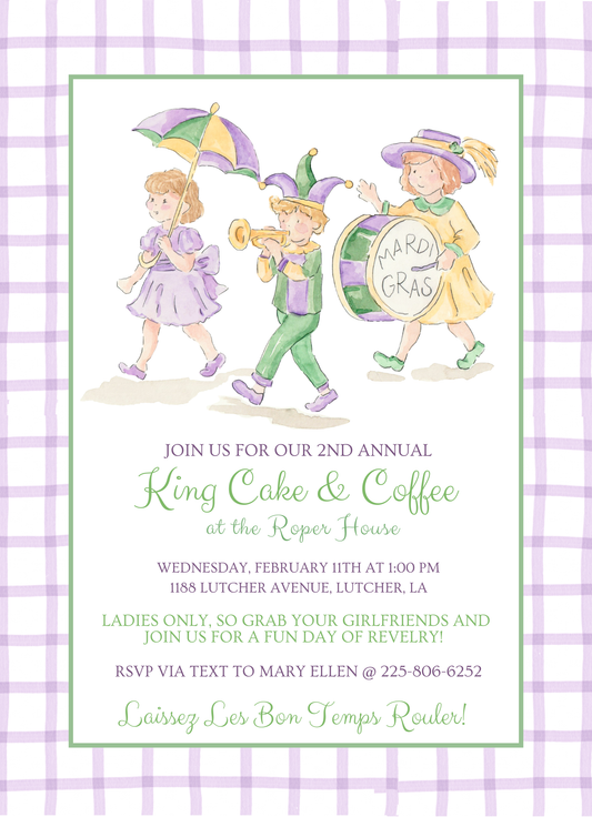 Marching Cuties Invitation