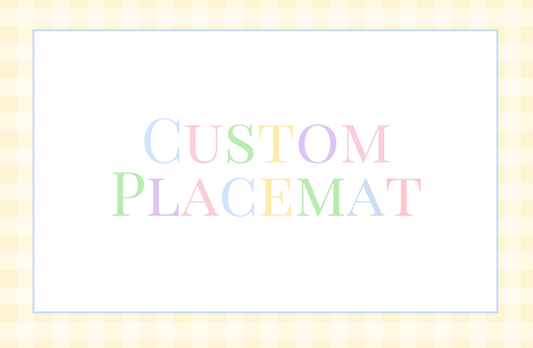 Custom Placemat Design