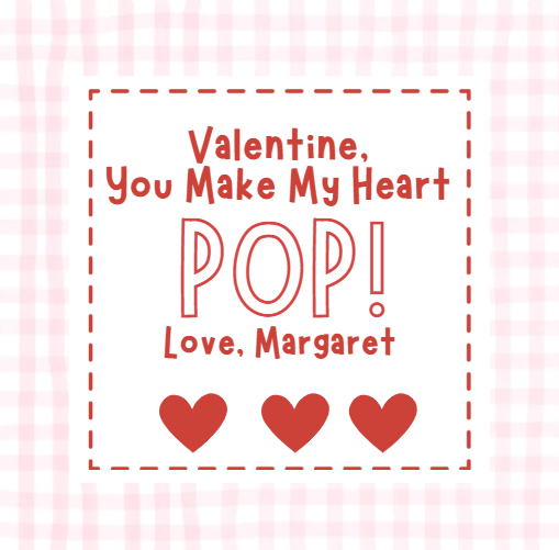 Heart Pop With Hearts
