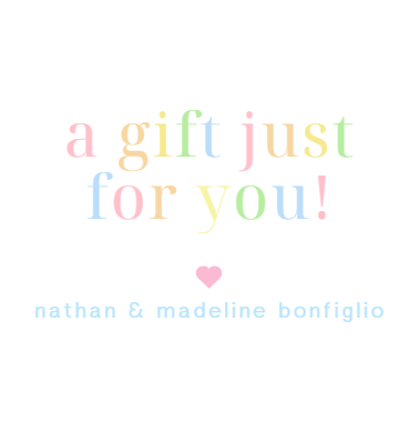 A Gift For You Colorful Gift Tag