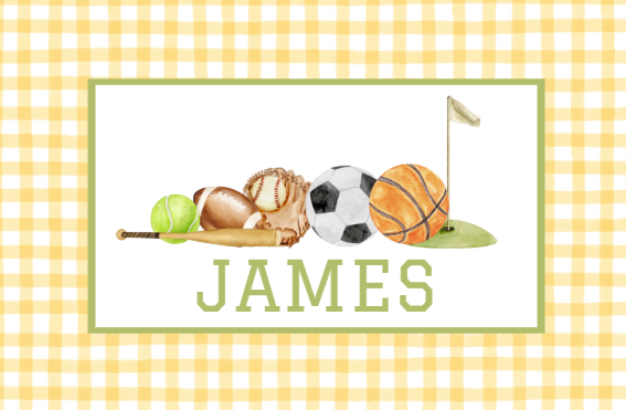 Sports w/Gingham