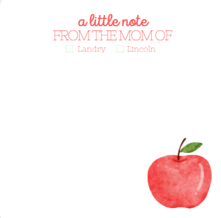 Apple For My Teacher