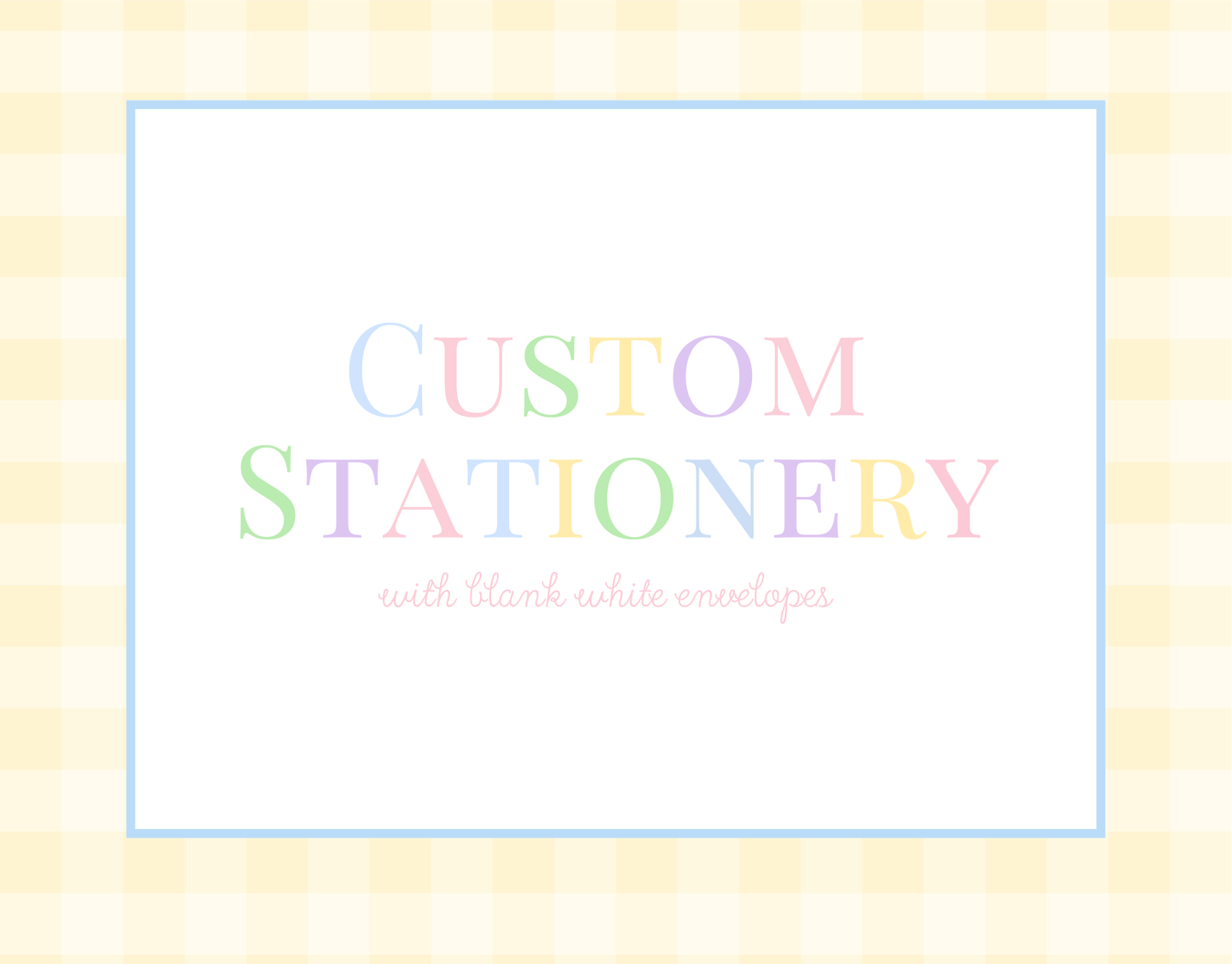 Custom Stationery Design