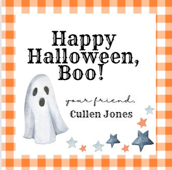 Happy Halloween Boo- Gift Tag Set
